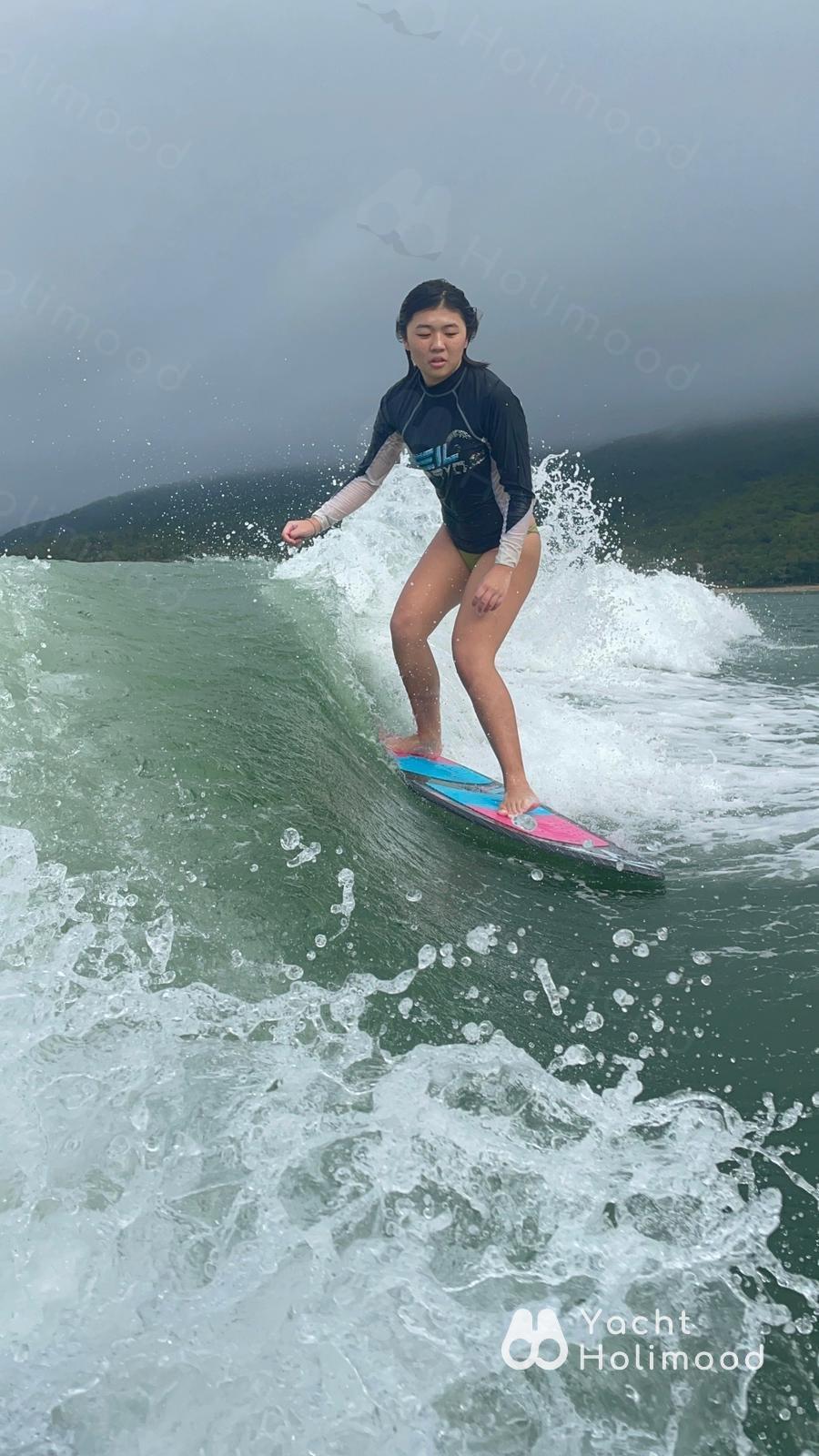 DD02 [三小時起] 大嶼山罕有 Nautique G23 Wakesurf 沙灘直接登船  12