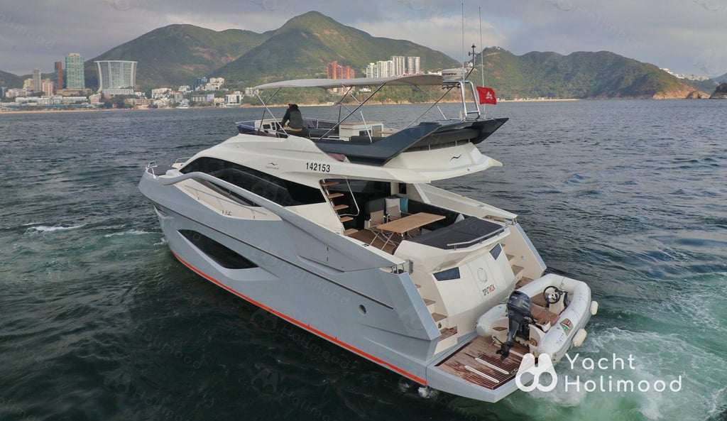 AM02 頂級歐洲NUMARINE 62 FLY 4小時遊艇體驗 | 透光感大型客廳 | 室外影院  12