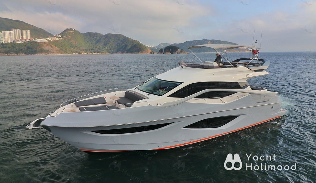 AM02 頂級歐洲NUMARINE 62 FLY 4小時遊艇體驗 | 透光感大型客廳 | 室外影院  11