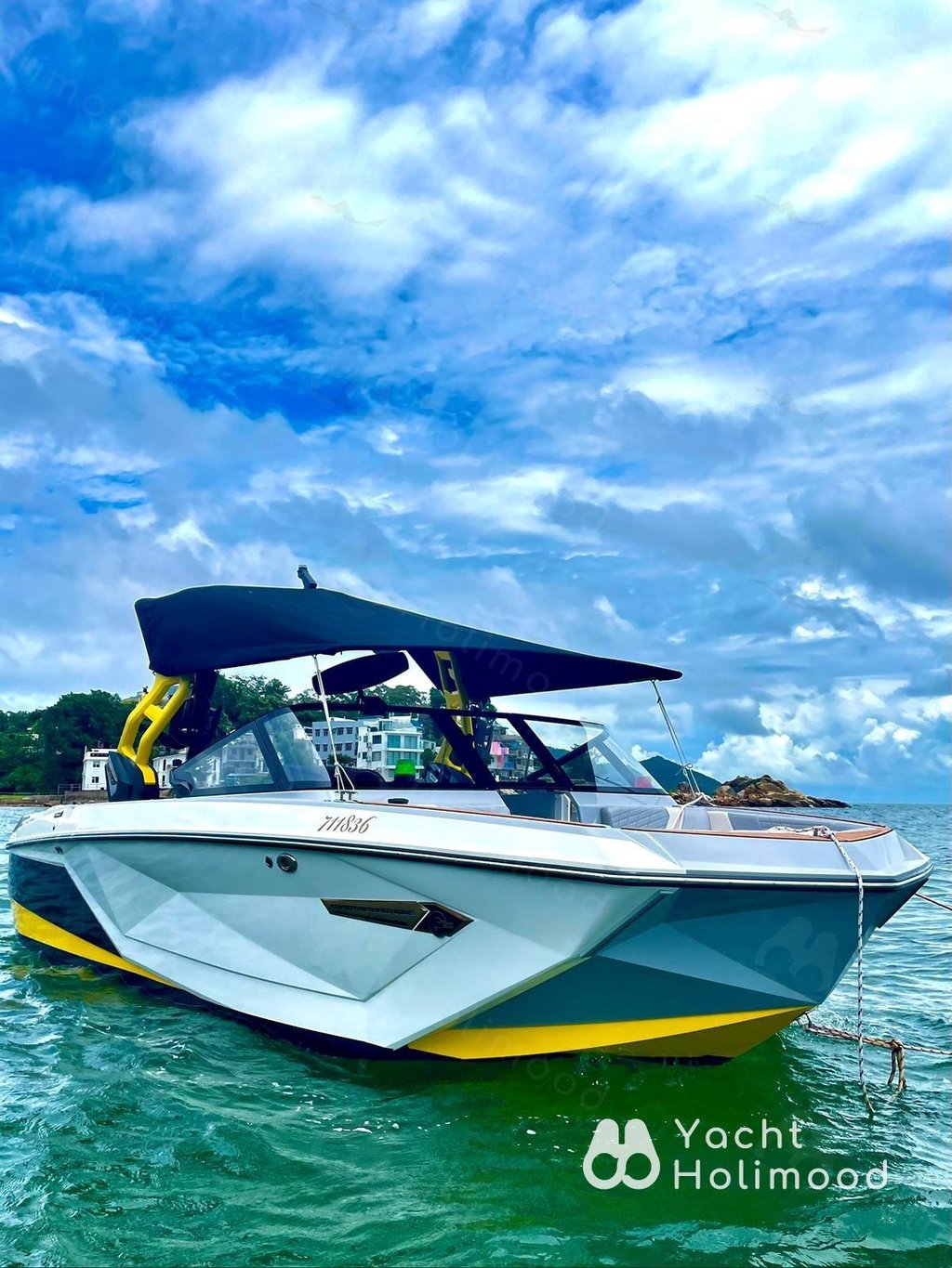 DD02 [三小時起] 大嶼山罕有 Nautique G23 Wakesurf 沙灘直接登船  3