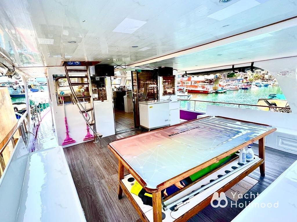 SK02 西貢遊艇包午餐及大型吹氣滑梯、水中泳池、彈床 6