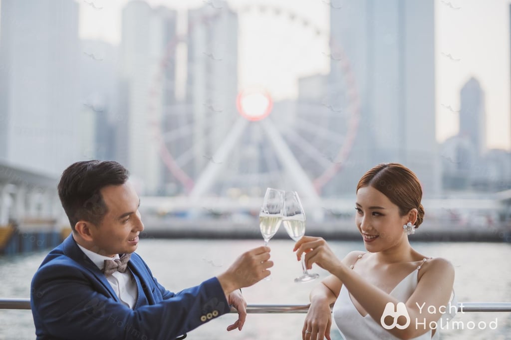 HC02 [Signature] 浪漫海上婚禮｜極致唯美婚禮佈置｜法式輕食｜香檳祝酒 1