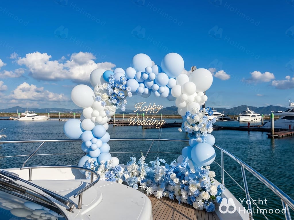 HC02 [Signature] 浪漫海上婚禮｜極致唯美婚禮佈置｜法式輕食｜香檳祝酒 12