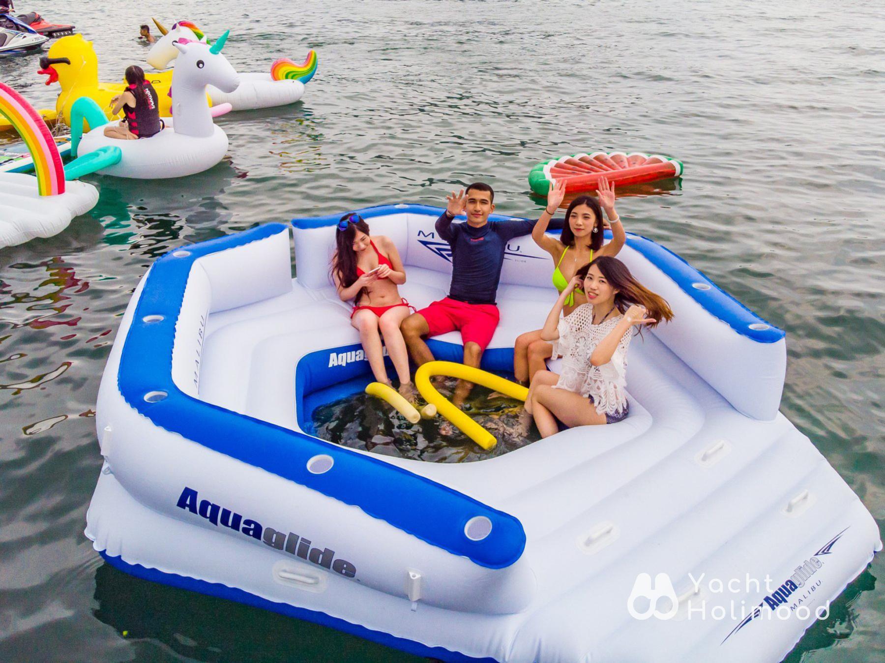 LE02 All-Inclusive Water Activity Yacht Party Package (Includes 6 water activities: Seabob Marine Propulsion, 5M Water Trampoline, and more) 22