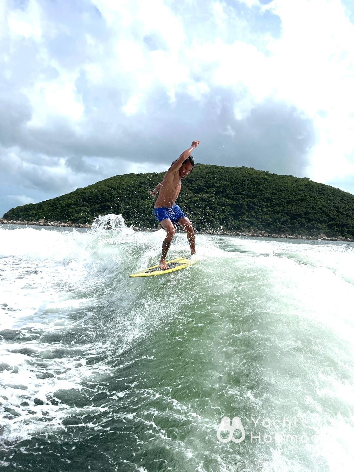 DD02 [2 hours or above] Rare NautiqueG23 Wakesurf in Lantau Island! Direct Onboard from Cheung Sha 17