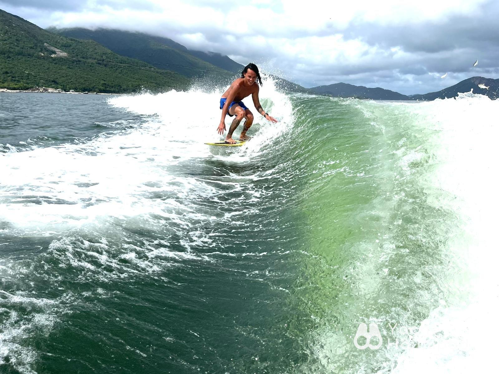 DD02 [2 hours or above] Rare NautiqueG23 Wakesurf in Lantau Island! Direct Onboard from Cheung Sha 18