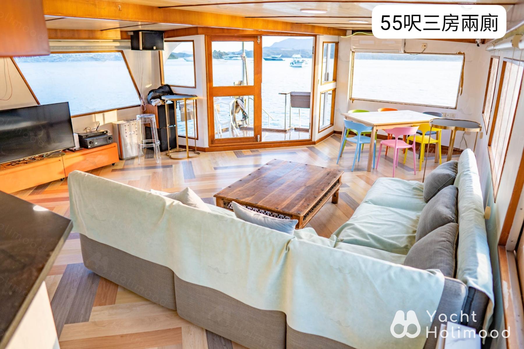 EC01 【西貢斬竹灣水上度假屋】獨木舟/直立板/滑梯| 彈性時間上落 無需等齊人✨  9