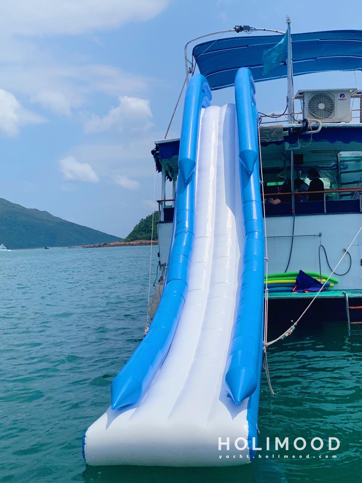 FJ01 Sai Kung Junk Boat Party Set (Free lunch, Speedboat and water toys) 3