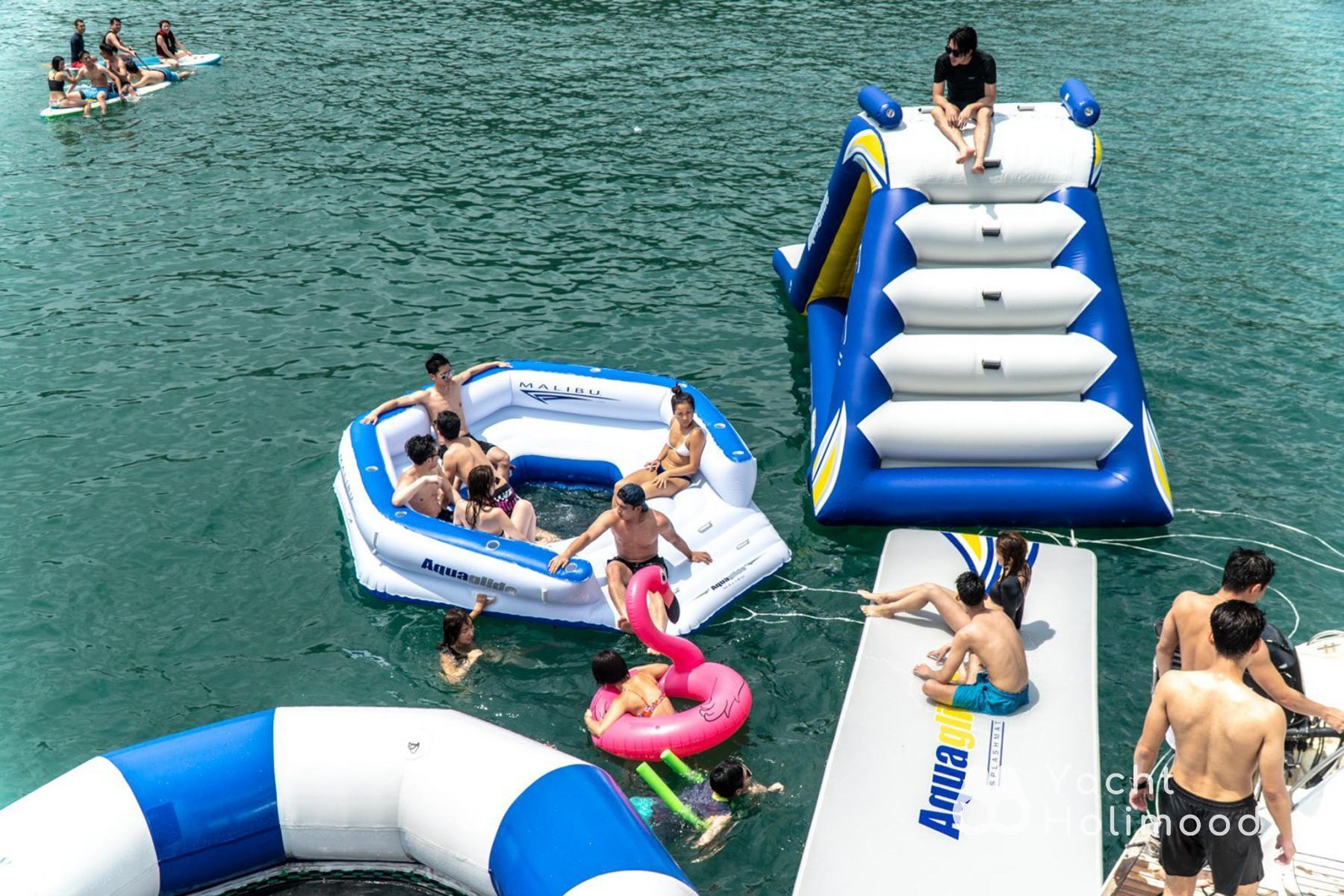 LE02 All-Inclusive Water Activity Yacht Party Package (Includes 6 water activities: Seabob Marine Propulsion, 5M Water Trampoline, and more) 25