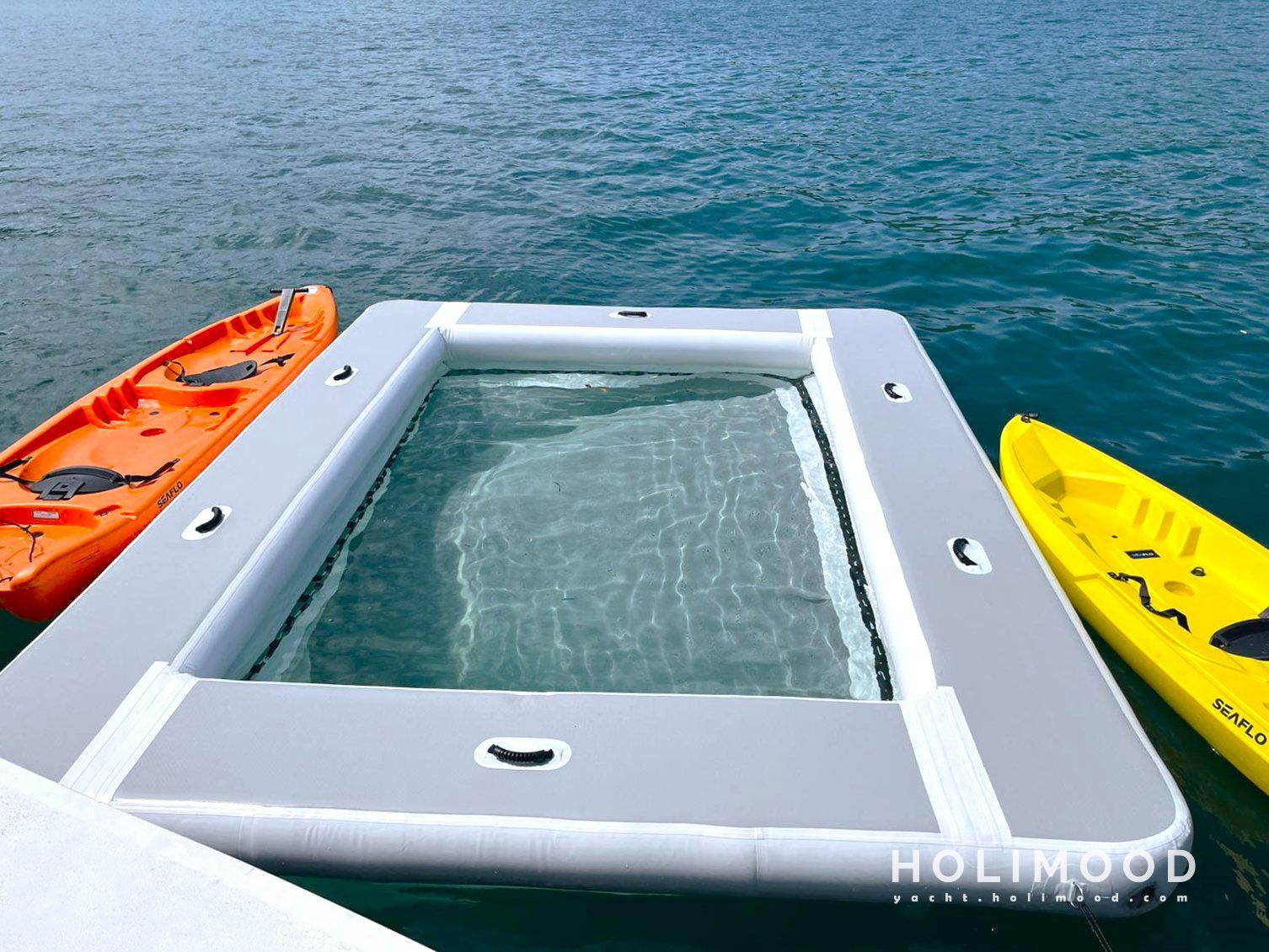 JW01 2022 Sai Kung Spacious House Boat （Swimming Pool & Wakesurfing options ava.) 2