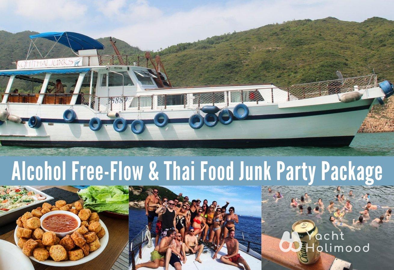 AB01 Alcohol Free-Flow & Thai Food Junk Party Package $700/person up 2