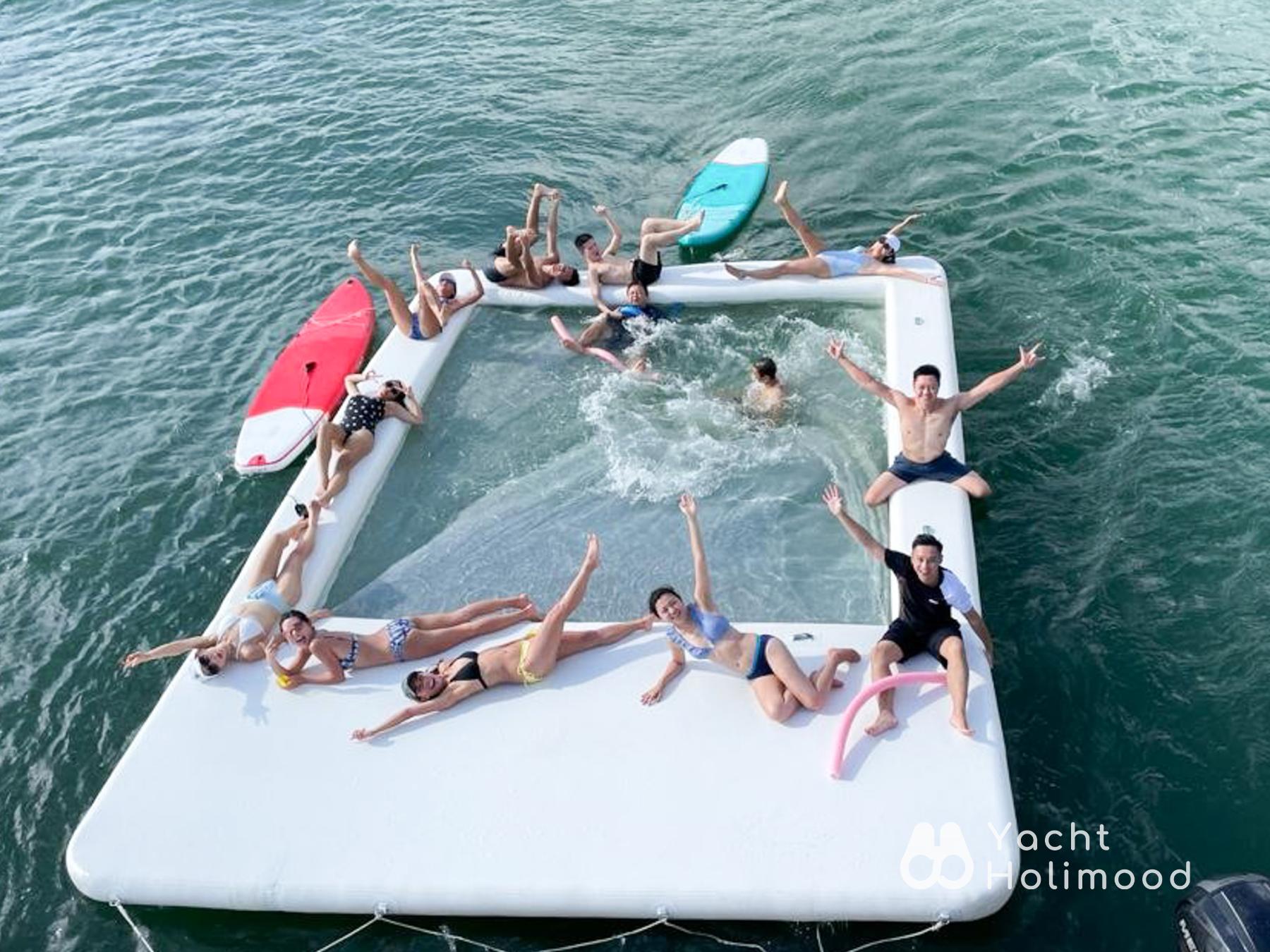 LE02 All-Inclusive Water Activity Yacht Party Package (Includes 6 water activities: Seabob Marine Propulsion, 5M Water Trampoline, and more) 30