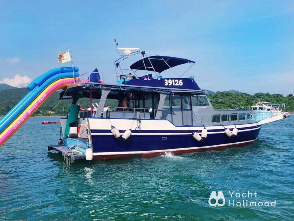 LL01 Sai Kung Junk Boat Night Charter / Squid Fishing 2
