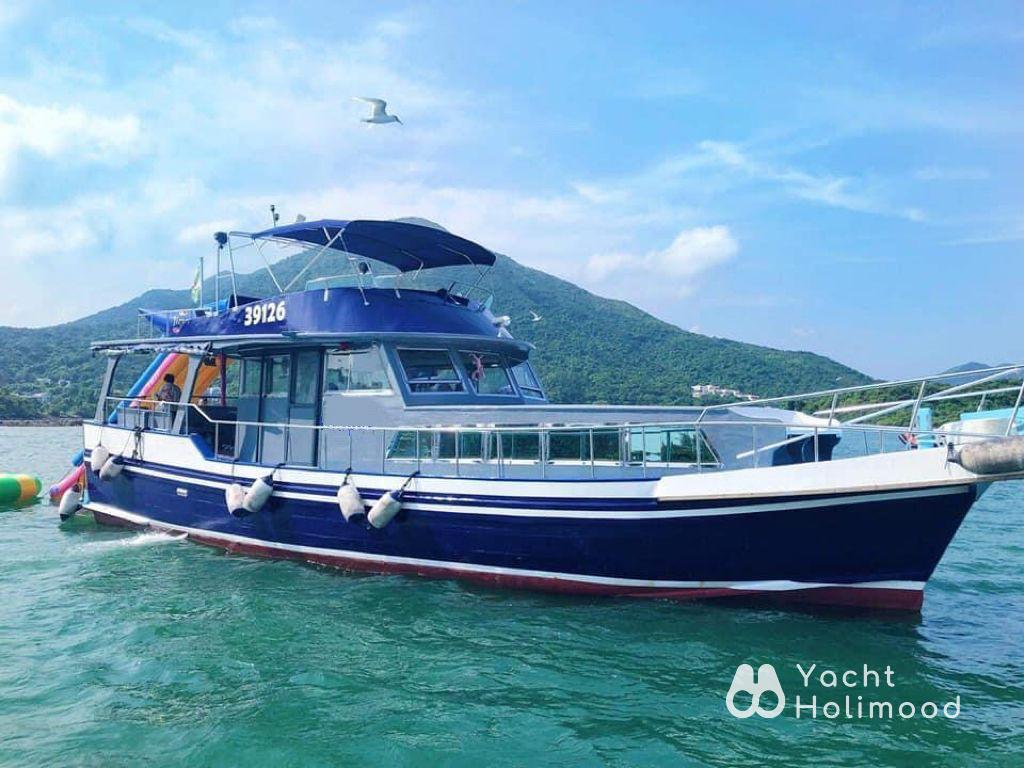 LL01 [$299up/pax Midday] Sai Kung Boat Trip four-hour party |Self-serve cocktails and beverages area| Ready-to-cook food| free inflatable trampoline & floating mattress 1