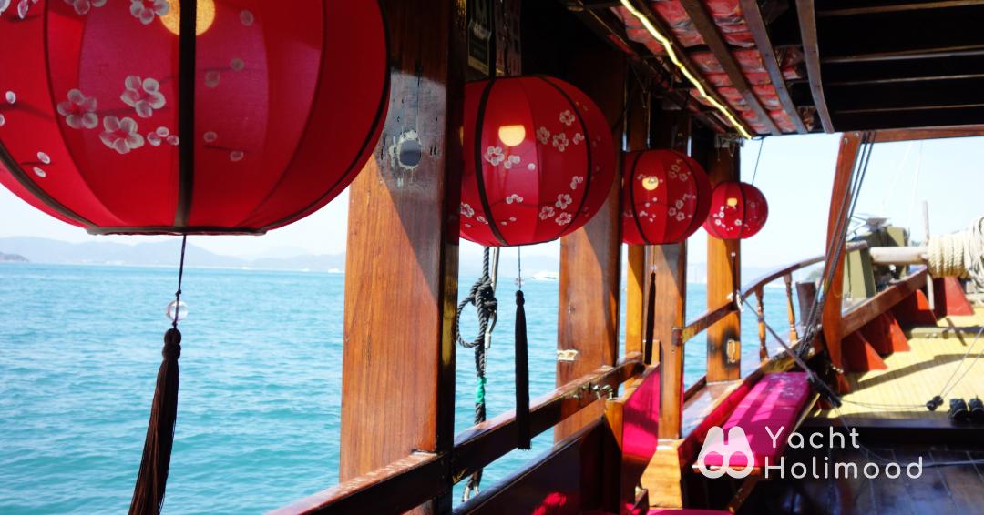 OK02 One Hong Kong - Classic Chinese-style Sailboat Rental and Advertising Services 4