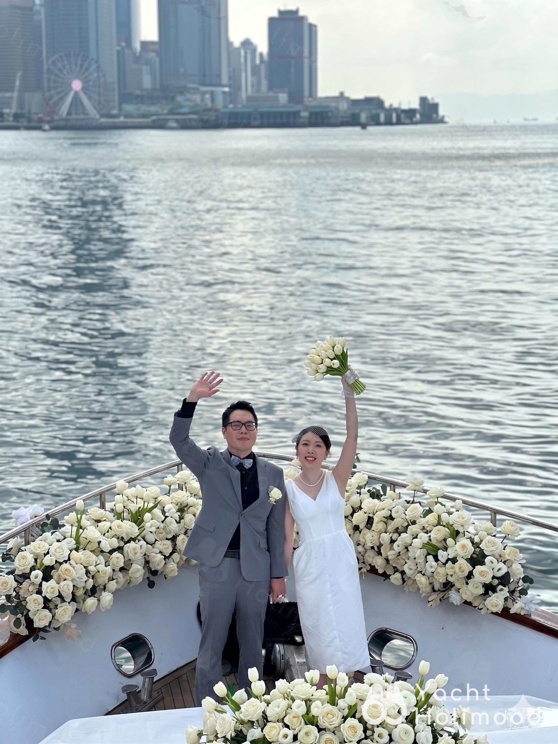 HC02 [Signature] 浪漫海上婚禮｜極致唯美婚禮佈置｜法式輕食｜香檳祝酒 5