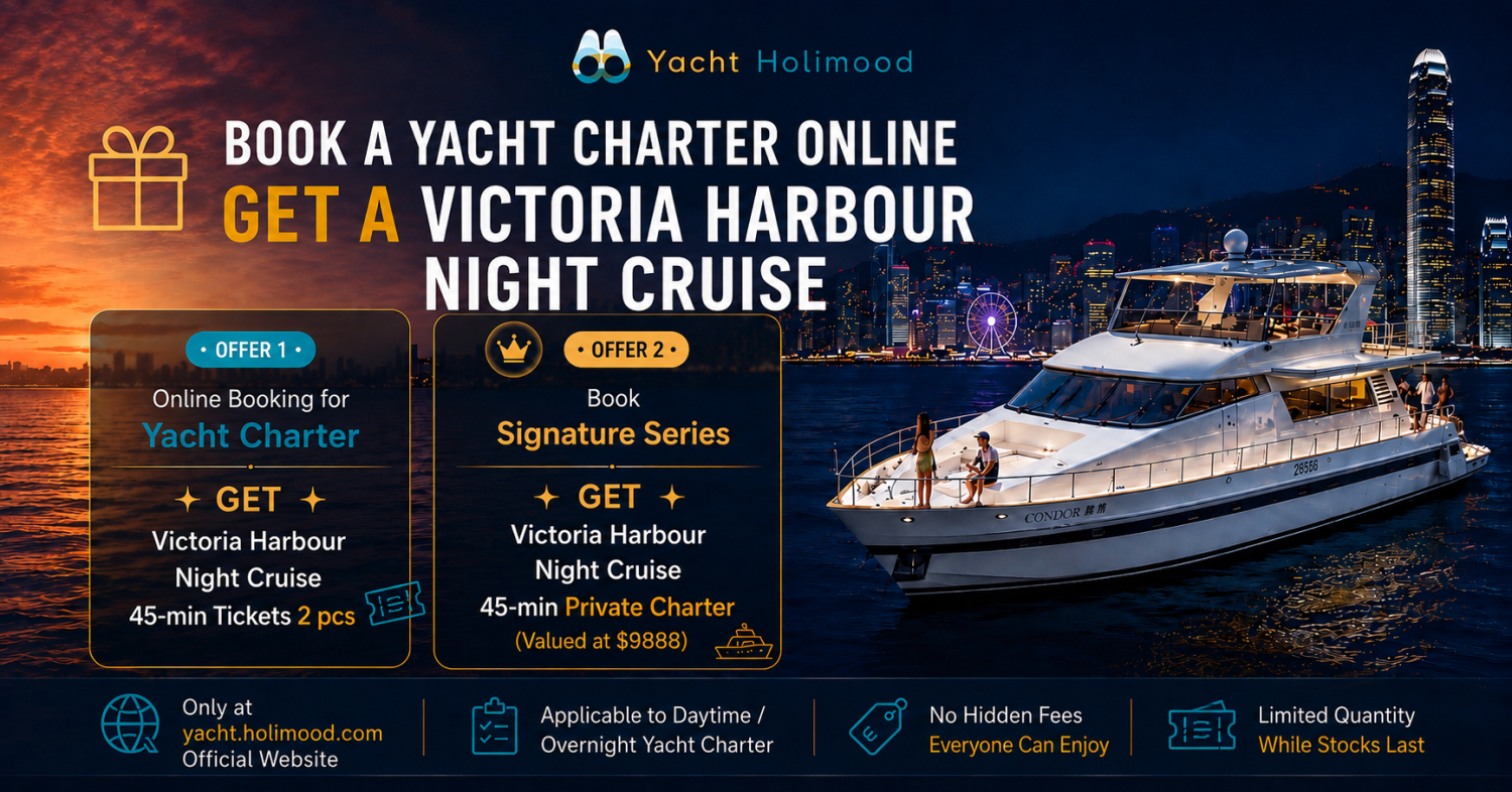 Yacht Holimood Promotion - Book Online and Get Night Cruise 