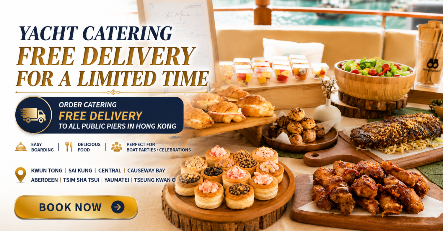 Yacht Holimood Promotion - Yacht Party Catering F&B Free Shipping
