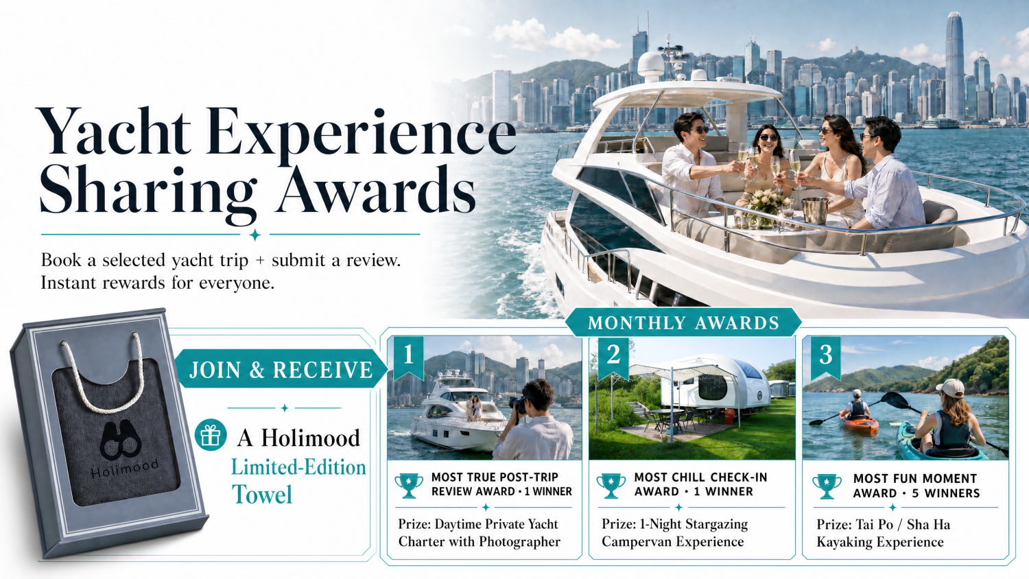 Yacht Holimood Promotion - Yacht Experience Sharing Award
