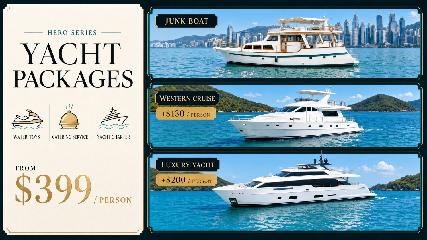 Yacht Holimood Promotion - Hero Series