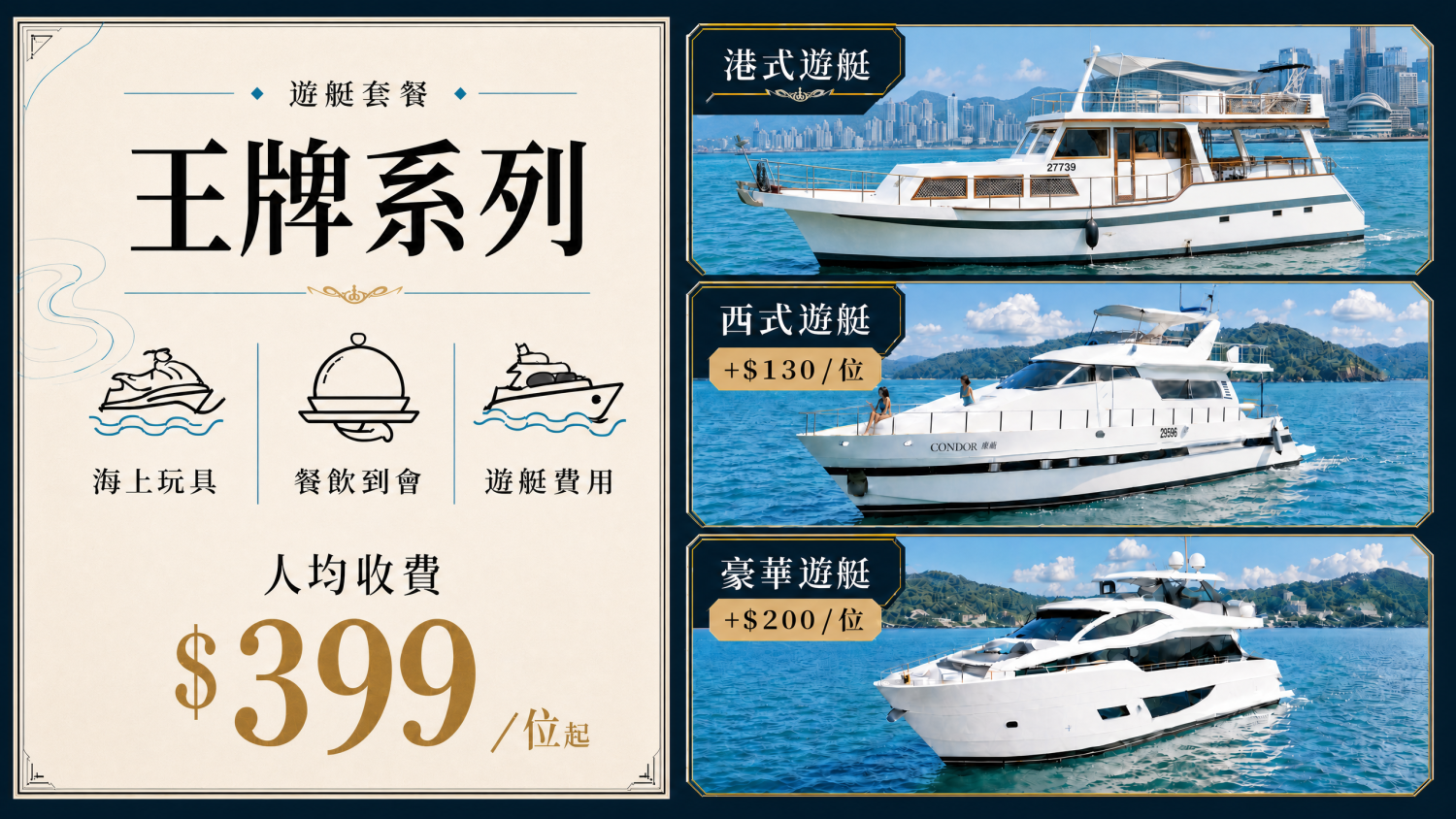 Yacht Holimood Promotion - 王牌系列登場